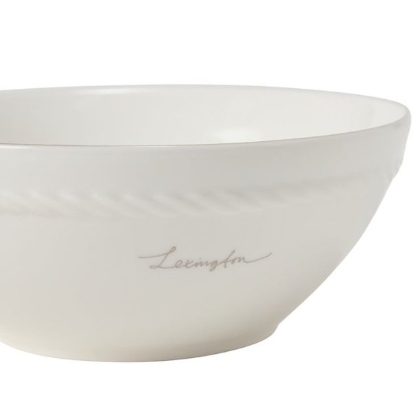 Lexington Porcelain Small Bowl,  white/beige, gaves�t m. 4 stk.