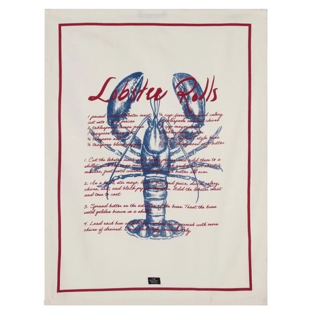 Lexington Lobster-Rolls Organic Cotton Twill viskestykke