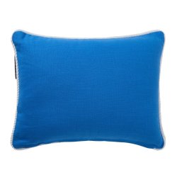 Lexington Marine Life Organic Cotton Canvas Pude, bl�/hvid