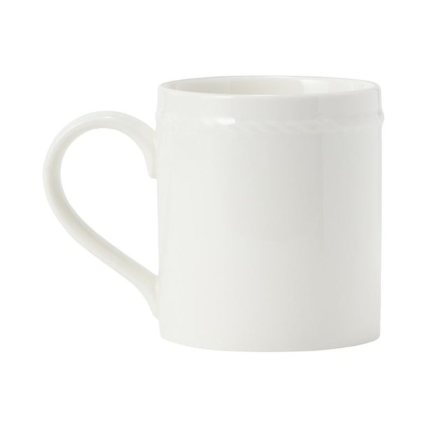Lexington Porcelain Mug,  White/Beige