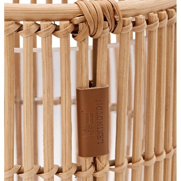 Lexington Round rattan candle holder, medium