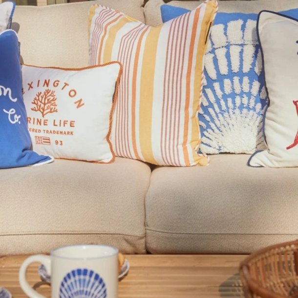 Lexington Shell Recyced Rug/Canvas Pudebetr�k