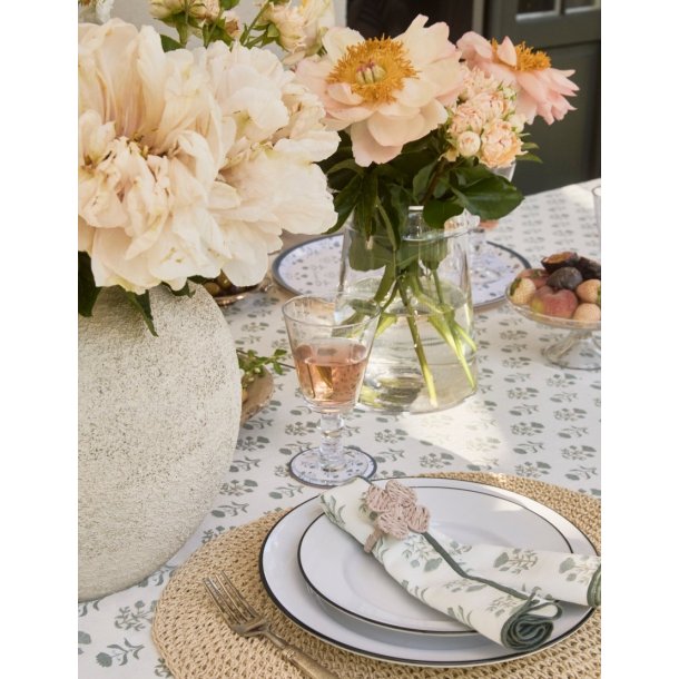 Lexington Printed  Organic Cotton Tablechloth, 150 x 250 cm