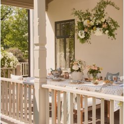 Lexington Printed  Organic Cotton Tablechloth, 150 x 250 cm