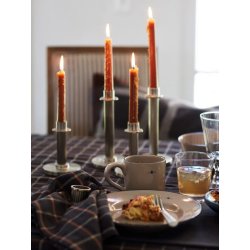 Lexington Metal Candle Holder With Striped Structure, s