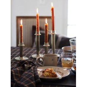 Lexington Metal Candle Holder With Striped Structure, m