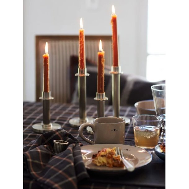 Lexington Metal Candle Holder With Striped Structure, s