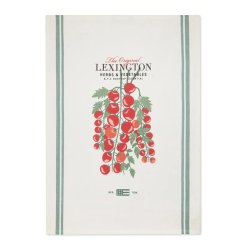 Lexington Tomato Organic Cotton Twill Kitchen Towel