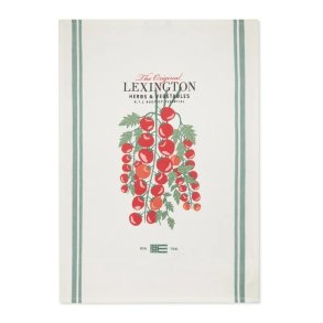 Lexington Tomato Organic Cotton Twill Kitchen Towel