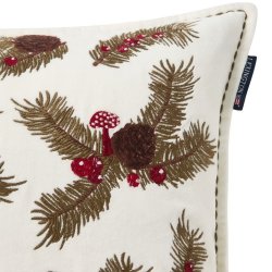 Lexington Pine Twigs Organic Cotton Velvet Pudebetr�k
