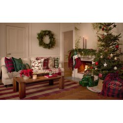 Lexington Pine Twigs Organic Cotton Velvet Pudebetr�k