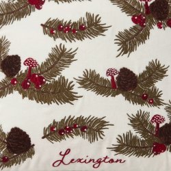 Lexington Pine Twigs Organic Cotton Velvet Pudebetr�k