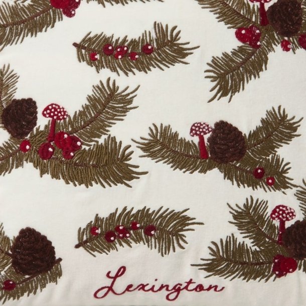Lexington Pine Twigs Organic Cotton Velvet Pudebetr�k