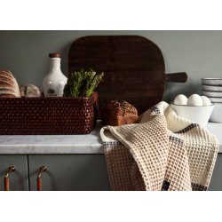 Lexington Vaflet viskestykke af �kologisk bomuld