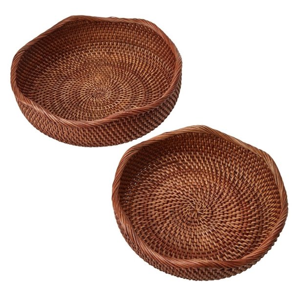 Lexington Rattan Wavy Basket mellem